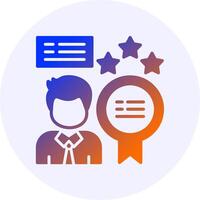 Promotion Icon Minimal Gradient Style vector