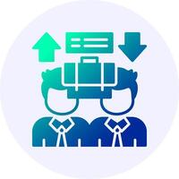 Equal Opportunity Icon Minimal Gradient Style vector