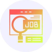 Search Icon Gradient Style vector