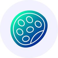 Palette Icon Minimal Gradient Style vector