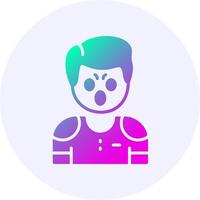Surprise Emotion Icon Gradient Style vector
