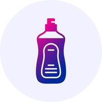 Dish soap Solid Gradient Style Icon vector