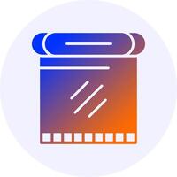 Slicer Solid Gradient Icon Design vector