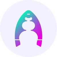Nutcracker Solid Gradient Style Icon vector