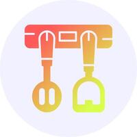 Rack Solid Gradient Style Icon vector