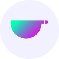 Strainer Solid Gradient Style Icon vector