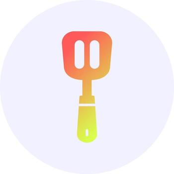 levantador sólido degradado estilo icono vector