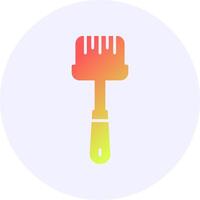 Basting brush Solid Gradient Style Icon vector