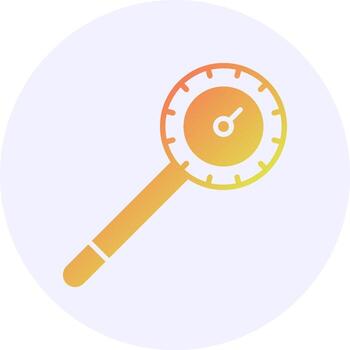 Thermometer Solid Gradient Style Icon Design vector
