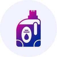 Detergent Gradient Style Icon vector