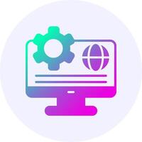 Technology Products Icon Minimal Gradient Style vector