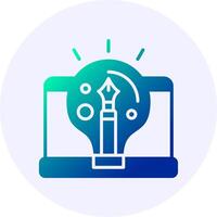 Design Icon Gradient Style vector