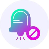 Notification Notification Icon Gradient Style vector