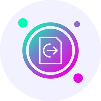 siguiente página botón navegación icono mínimo degradado estilo vector