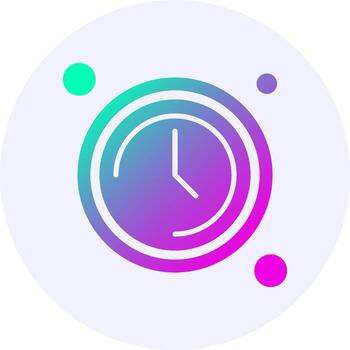 histroy botón navegación icono mínimo degradado estilo vector