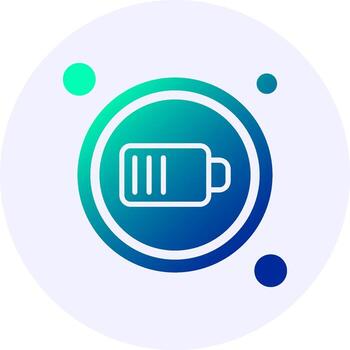 cargar botón navegación icono mínimo degradado estilo vector