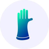Workers Glove Gradient Style Icon vector
