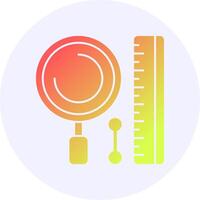 Trade Tools Icon Minimal Gradient Style vector