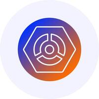 Toolbox Icon Minimal Gradient Style Design vector