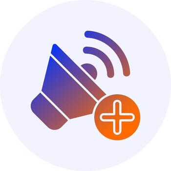 Volume Icon Gradient Style vector