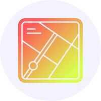 Map Icon Gradient Style vector