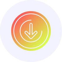 Download Icon Minimal Gradient Style vector