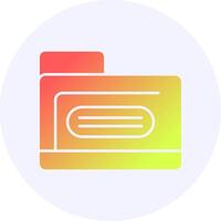 Folder Icon Gradient Style vector