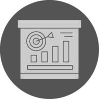 Mission Solid Grey Minimal Circle Icon vector