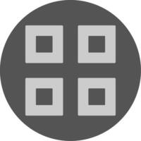 More Solid Grey Minimal Icon Design vector
