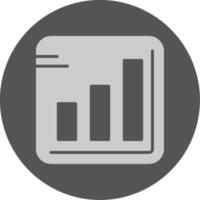Signal strength Solid Grey Minimal Circle Icon Design vector
