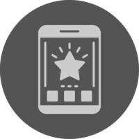 Success Mobile Interface Solid Grey Minimal Circle Icon vector