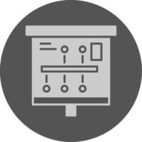 Infographic Timeline Solid Grey Circle Icon vector