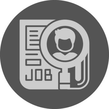 referencia cheque sólido gris circulo icono vector