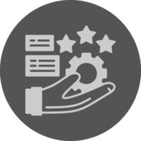 Values Solid Grey Circle Icon vector