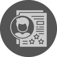 Experience Solid Grey Circle Icon vector