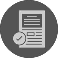 Test Solid Grey Circle Icon vector