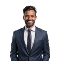 A man in a suit and tie smiling png