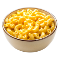 Bowl of mac and cheese isolated on transparent background png
