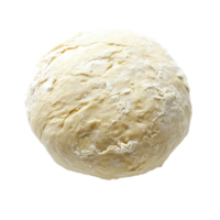 fresh raw dough ball isolated on transparent background png