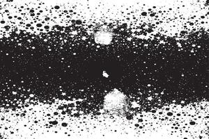 Dynamic splatter texture in black and white with grunge spray effects. Perfect for posters, album covers, street art, backgrounds, and digital compositions needing a bold and edgy aesthetic. vector