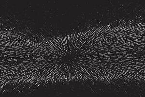 Dynamic abstract design with white radial lines bursting on black. Ideal for sci-fi, motion, tech art, and digital backgrounds that demand impact and futuristic energy. vector
