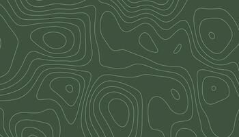 Dark Green Topography Pattern vector