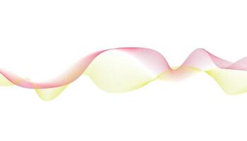 Orange and Pink Abstract Wave Background vector