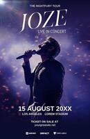 Night Spectacular Live Concert Poster template