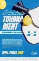 Pickleball Competition Poster Template