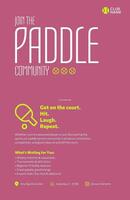 Paddle Sport Poster Design template