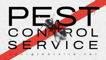 Pest Control Service Business Card template