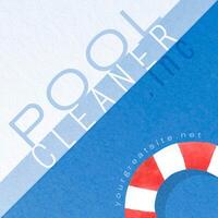 Pool Cleaner Service Business Card template