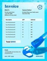 Pool Cleaner Invoice Template