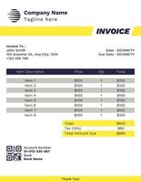 General Invoice template
